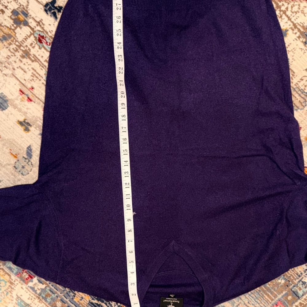 Men's Purple 100% Cashmere Sweater - Picture 4 of 6